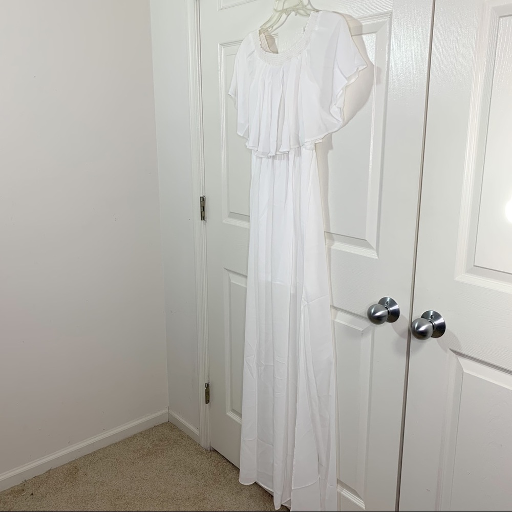 Show Me Your Mumu Hacienda Maxi Dress White - Picture 5 of 9